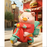 LuLu the Piggy Burgers Series Delivery driver